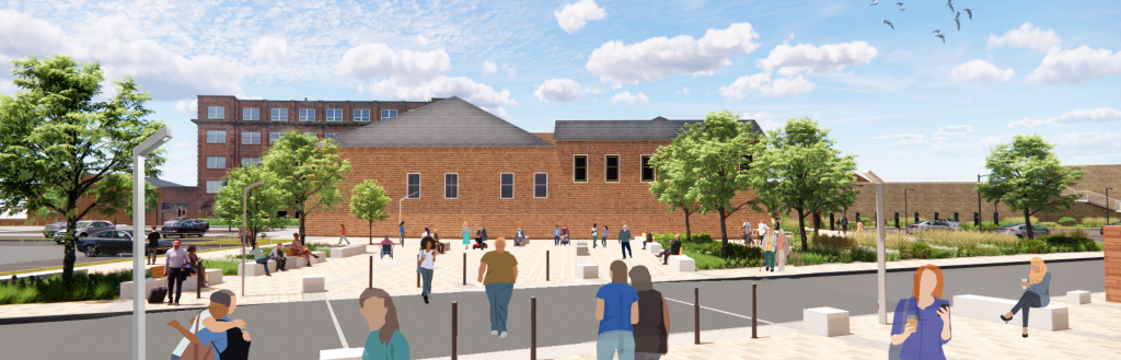 artist impression of Carlisel Station