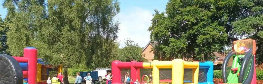 Play items at Operation Respect event, Raffles, Carlisle, 2024