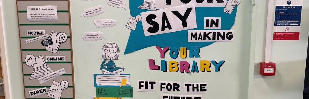 display on FFF project in Maryport Library