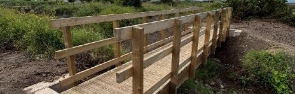 installation of new footbridges along the King Charles III England Coast Path between Maryport and Flimby