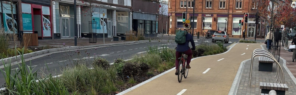 English Street carlisle cycle lane