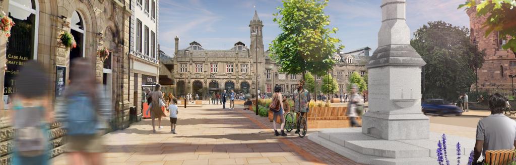 artist impression of station