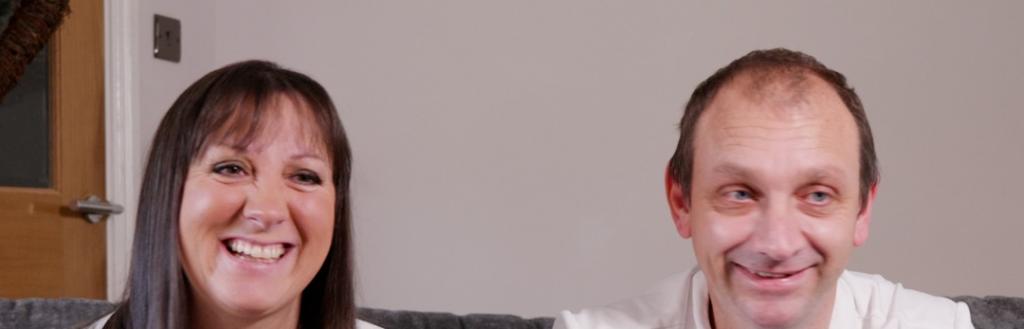 Foster carers Maria and Richard