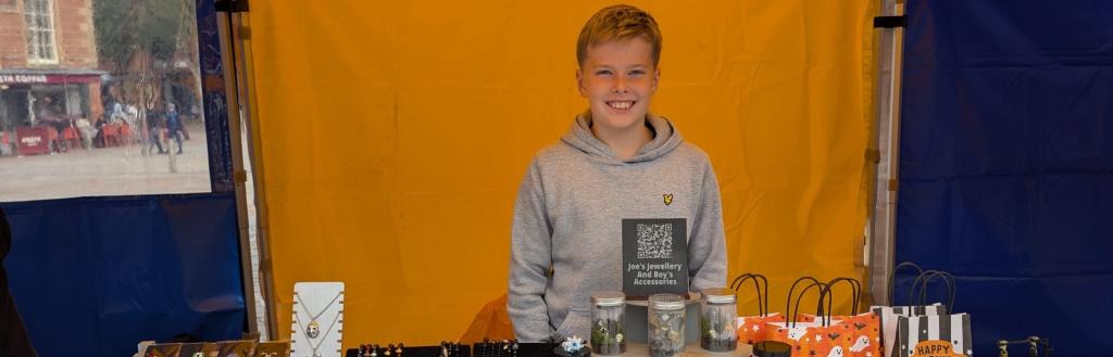 Joe at the Teenage Markets