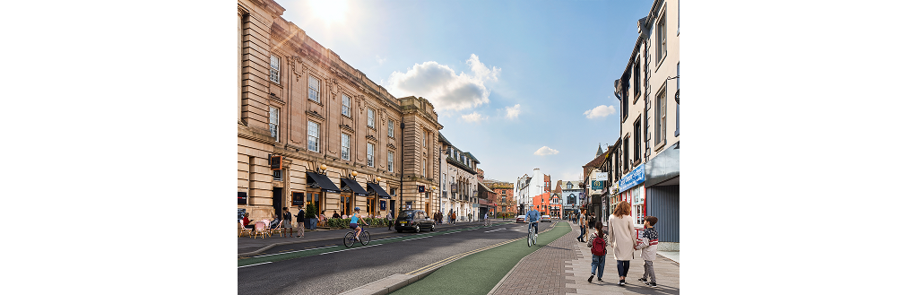 Proposed design for Warwick Road, Carlisle