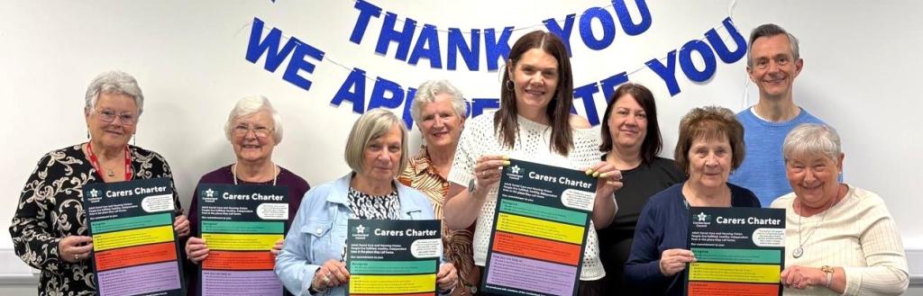 Cllr Hinton with Carers Forum Members