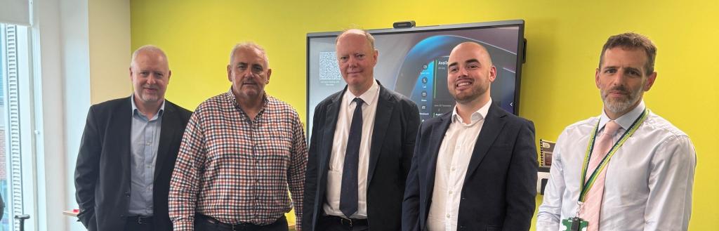 Andrew Seekings, Mark Fryer, Chris Witty, Cllr Justin Mcdermott, Colin Cox