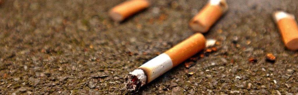 Cigarette discarded 