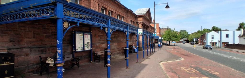 Bus Shelter outside market hall
