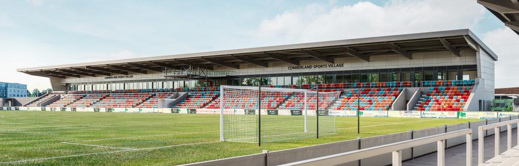 West Stand Pitchside View