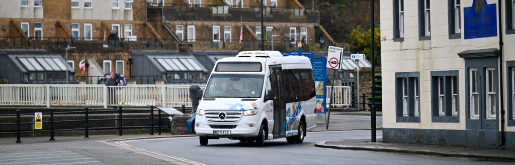 Cumberland Go bus in Maryport