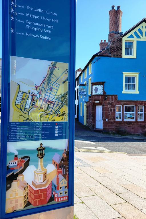 Alan Roper artwork with hidden 'M' in map
